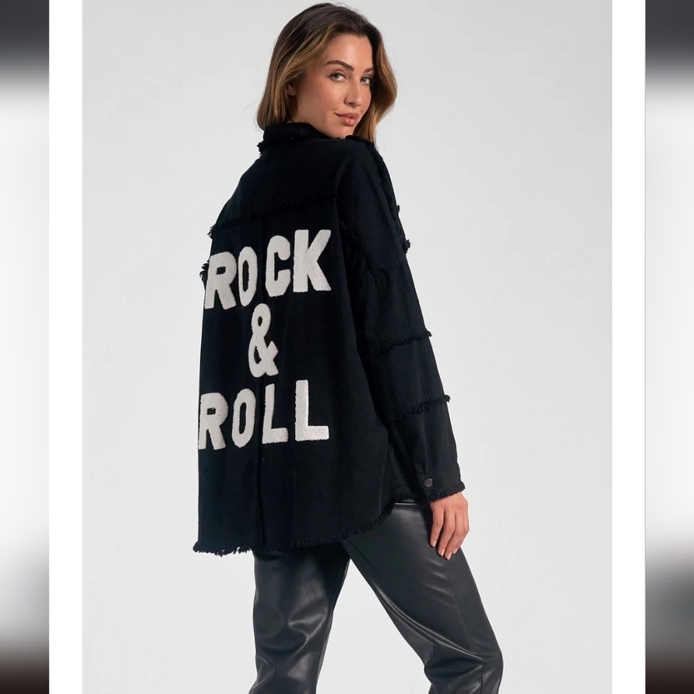 Black Rock & Roll Women's Jacket
